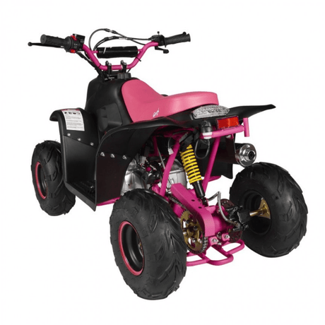 GMX GMX 70cc Ripper-X Junior Petrol Powered Kids Quad Bike - Black / Pink GE-YB70X-BLKPIN