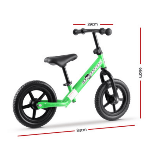 Kids 12 Inch Ride-on  Balance Bike - Green