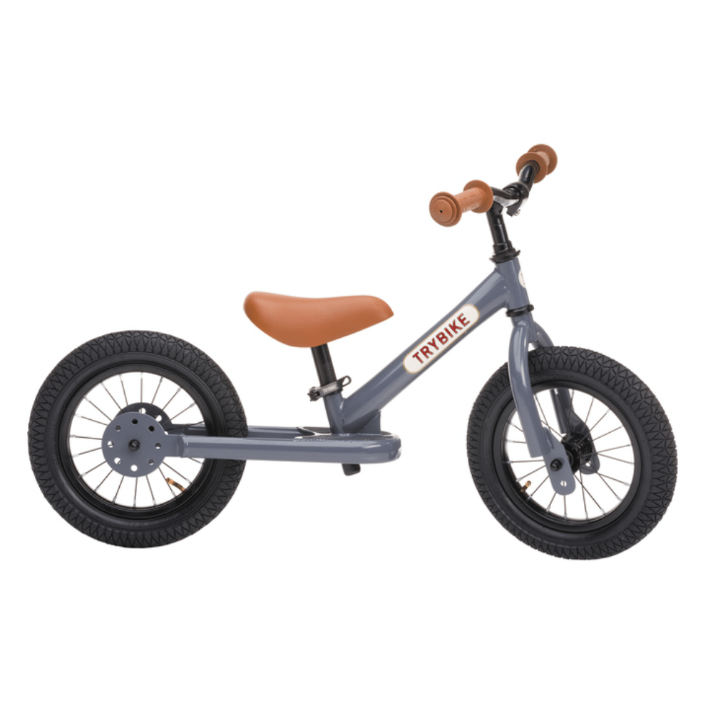 Trybike Trybike Steel 2 in 1 Kids Trike/Balance Bike - Grey TB6144