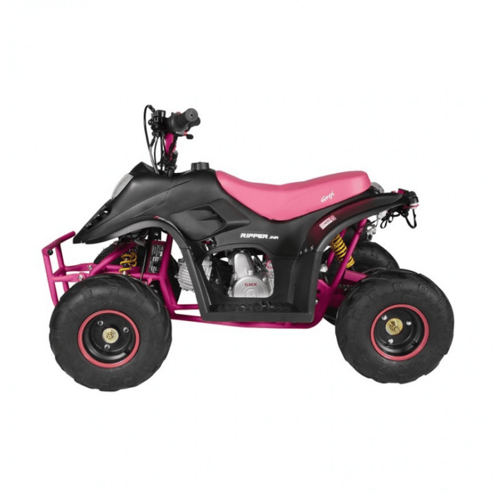GMX GMX 70cc Ripper-X Junior Petrol Powered Kids Quad Bike - Black / Pink GE-YB70X-BLKPIN