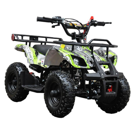 Motoworks Motoworks 500w 36v Electric Farm Brushless Kids Quad Bike - Green MOT-500EATV-FA-GRE