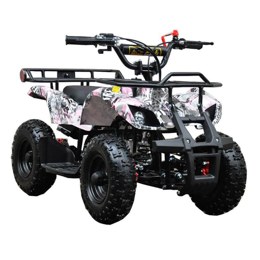 Motoworks 500w 36v Electric Farm Brushless Kids Quad Bike - Pink MOT-500EATV-FA-PIN