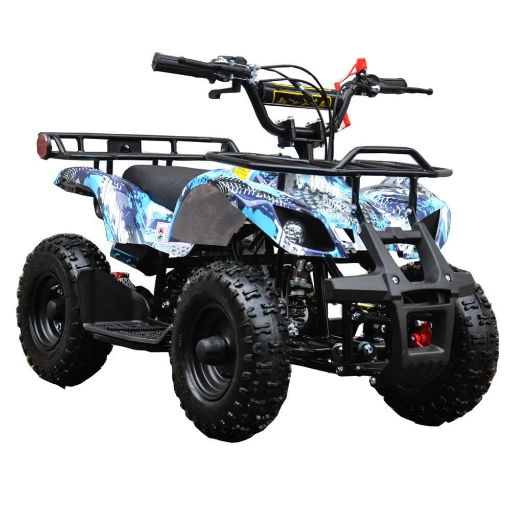 Motoworks 500w 36v Electric Farm Brushless Kids Quad Bike - Blue MOT-500EATV-FA-BLU