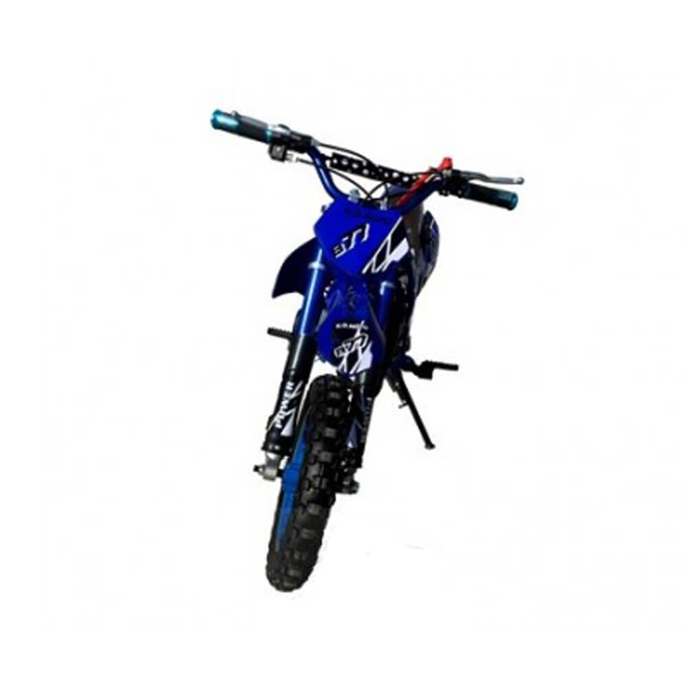 MJM MJM 49cc Petrol Powered 2-Stroke Kids Dirt Bike - Blue MJM-49DB-BLU