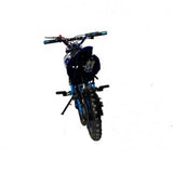 MJM MJM 49cc Petrol Powered 2-Stroke Kids Dirt Bike - Blue MJM-49DB-BLU