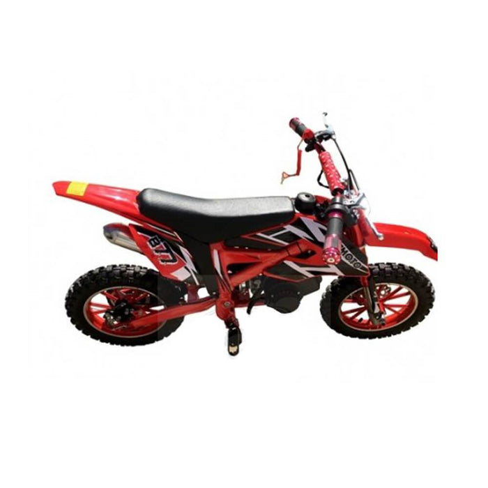 MJM MJM 49cc Petrol Powered 2-Stroke Kids Dirt Bike - Red MJM-49DB-RED