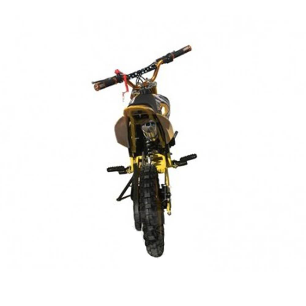 MJM MJM 49cc Petrol Powered 2-Stroke Kids Dirt Bike - Yellow MJM-49DB-YEL