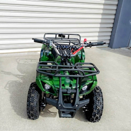 MJM MJM 49cc Petrol Powered 2-Stroke Farm Kids ATV Quad Bike - Green MJM-49ATV-FA-GRE