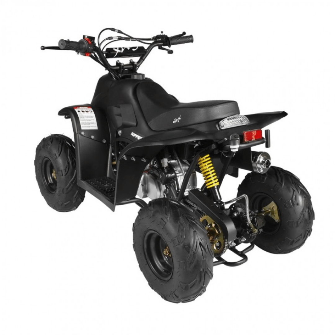 GMX GMX 70cc Ripper-X Junior Petrol Powered Kids Quad Bike - Black GE-YB70X-BLK