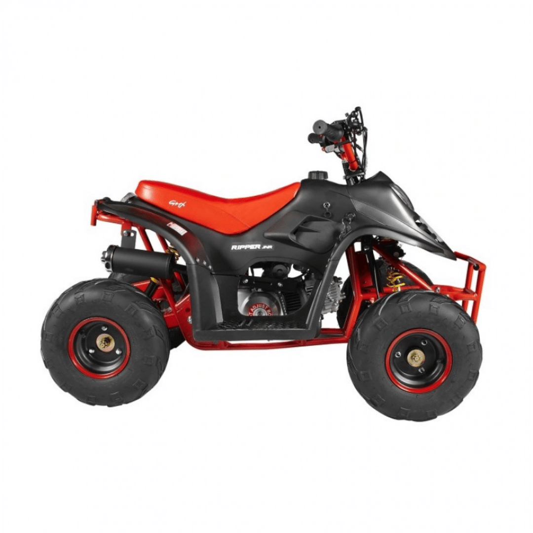 GMX GMX 70cc Ripper-X Junior Petrol Powered Kids Quad Bike - Black / Red GE-YB70X-BLKRED