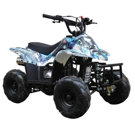 Motoworks Motoworks 110cc Petrol Powered 4-Stroke Sports Kids Quad Bike - Blue MOT-110ATV-SP-BLU