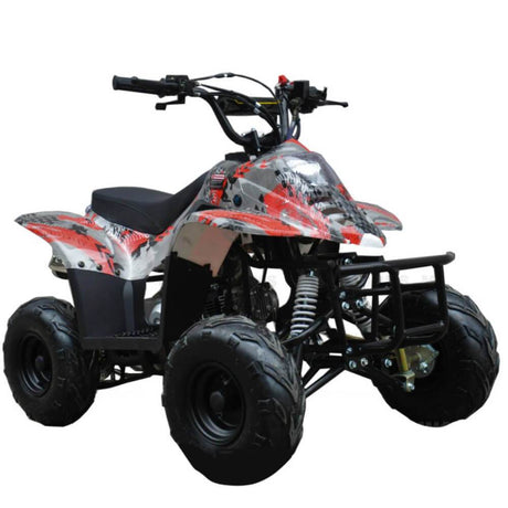 Motoworks Motoworks 110cc Petrol Powered 4-Stroke Sports Kids Quad Bike - Red MOT-110ATV-SP-RED