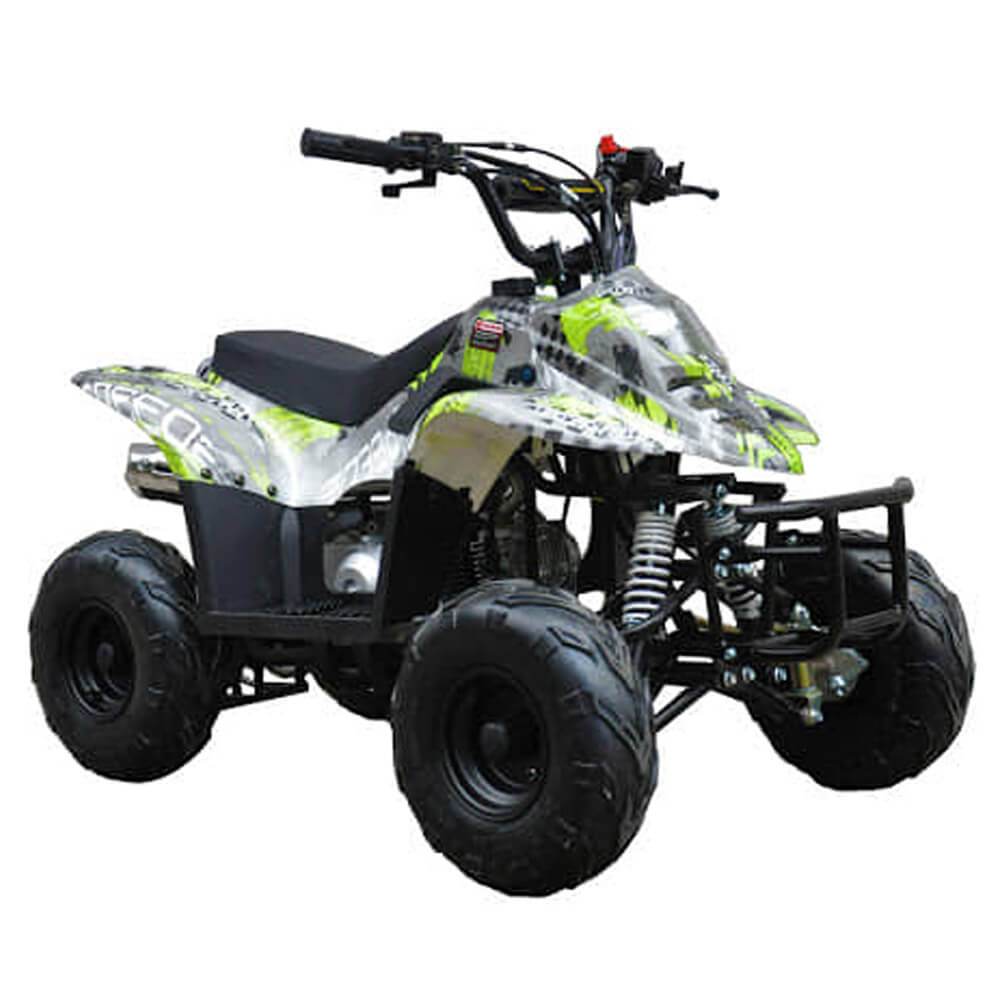 Motoworks Motoworks 110cc Petrol Powered 4-Stroke Sports Kids Quad Bike - Green MOT-110ATV-SP-GRE