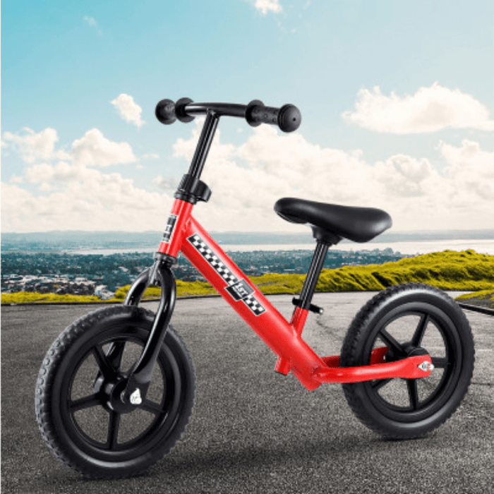 Kids 12 Inch Ride-On Balance Bike - Red