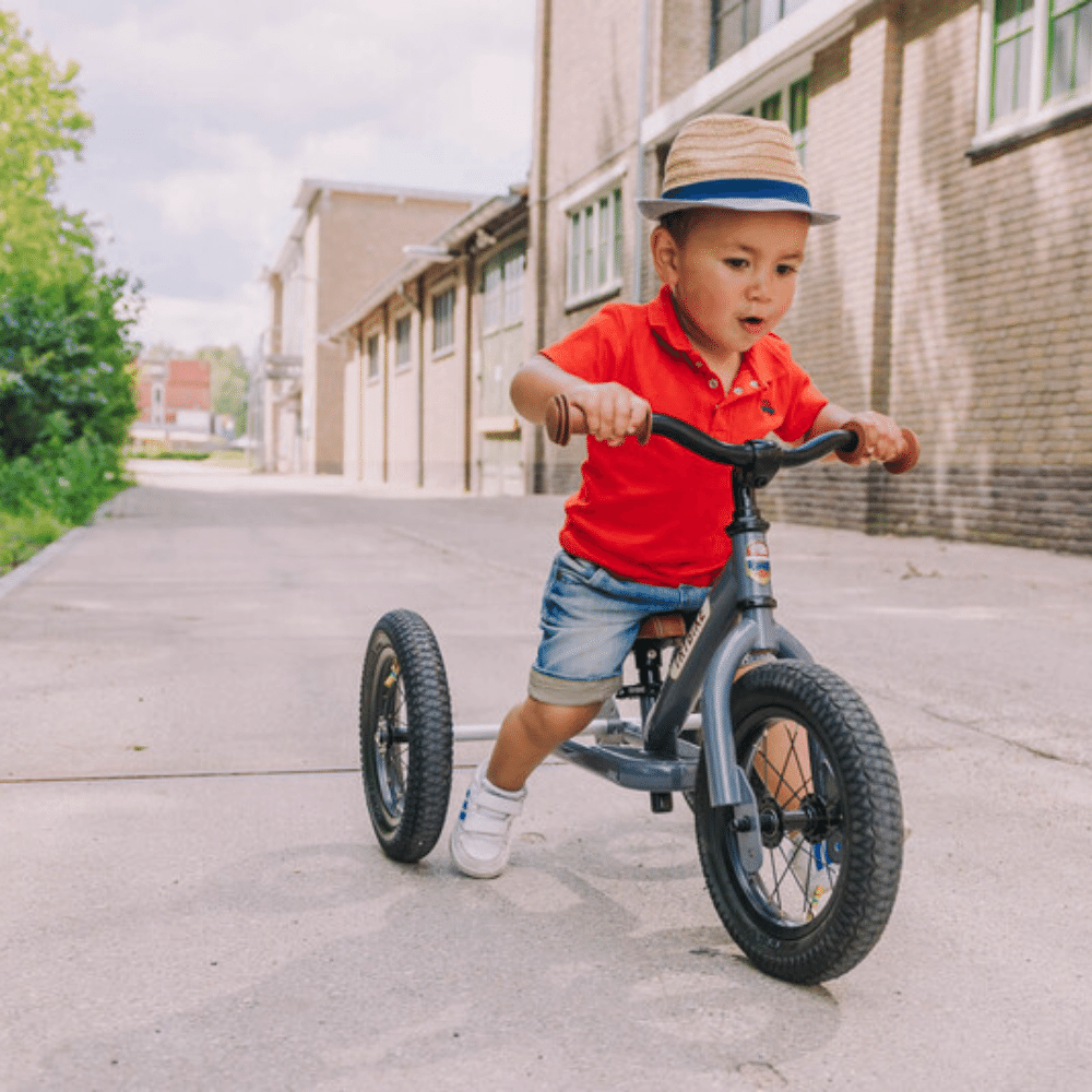 Trybike Trybike Steel 2 in 1 Kids Trike/Balance Bike - Grey TB6144