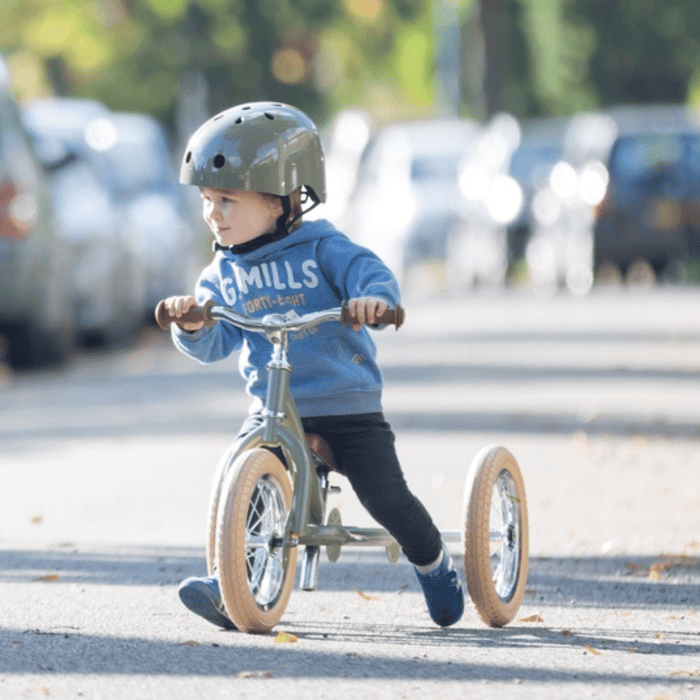 Trybike Trybike Steel 2 in 1 Kids Trike/Balance Bike - Vintage Green TB6174