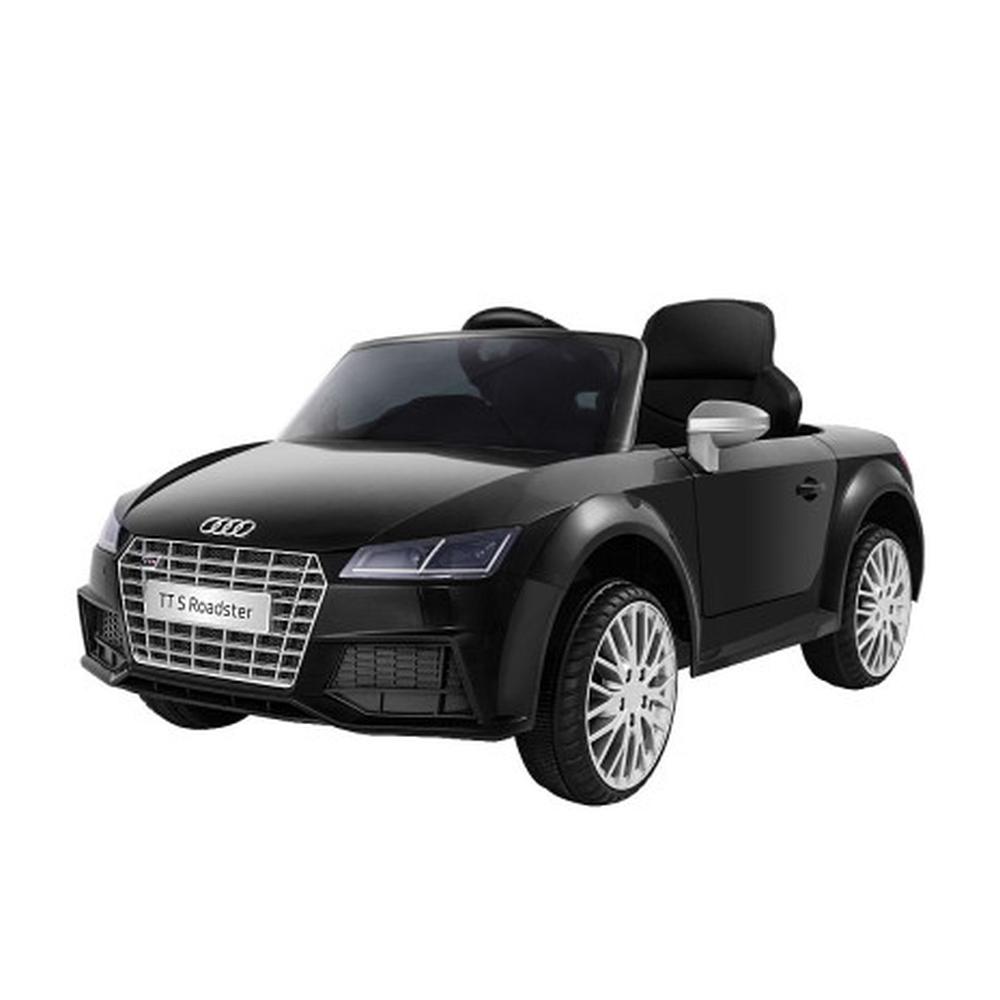 Unbranded Audi TT RS Roadster Licensed Black 6v Electric Ride-On Kids Car RCAR-TTSROAD-YL