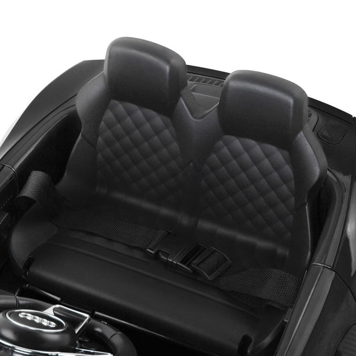 Unbranded Audi R8 Licensed Black 12v Ride-On Kids Car RCAR-R8-S-BK