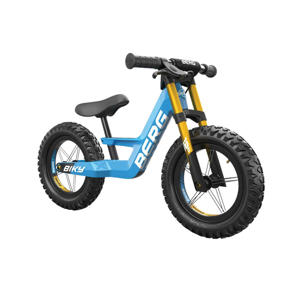BERG Bicicleta sin Pedales Biky Cross Gris | 2, 5-5 años, 12 pulgadas, con freno de mano, cuadro ligero de magnesio, ruedas hinchables BERG Bicicleta sin Pedales Biky Cross Gris | 2, 5-5 años, 12 pulgadas, con freno de mano, cuadro ligero de magnesio, ruedas hinchables