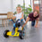 BERG BERG GO² SparX Yellow 2-in-1 Pedal Kart/Push Car for Toddlers 24.50.04.00