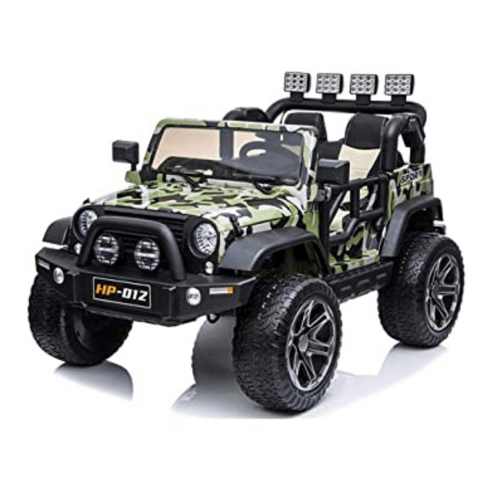 Kids Car Sales Big 2-Seat Beach-Cruiser 12v Kids Ride-On SUV w/ Remote - Camo BJP012-CAM