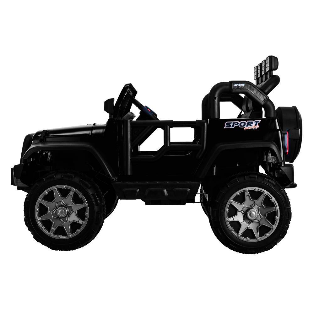 Kids Car Sales Big 2-Seat Beach-Cruiser 12v Kids Ride-On SUV w/ Remote - Black BJP012-BLA