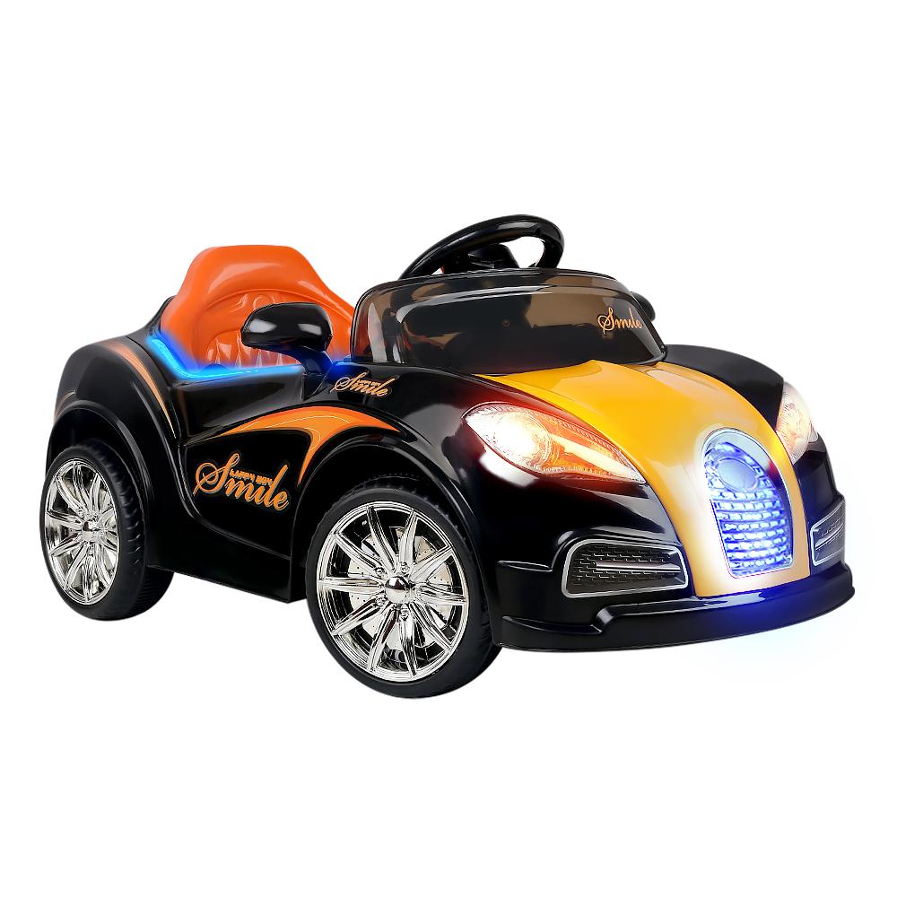 Unbranded Bugatti Inspired Black 12v Ride-On Kids Car RCAR-BUGAT-BKOG