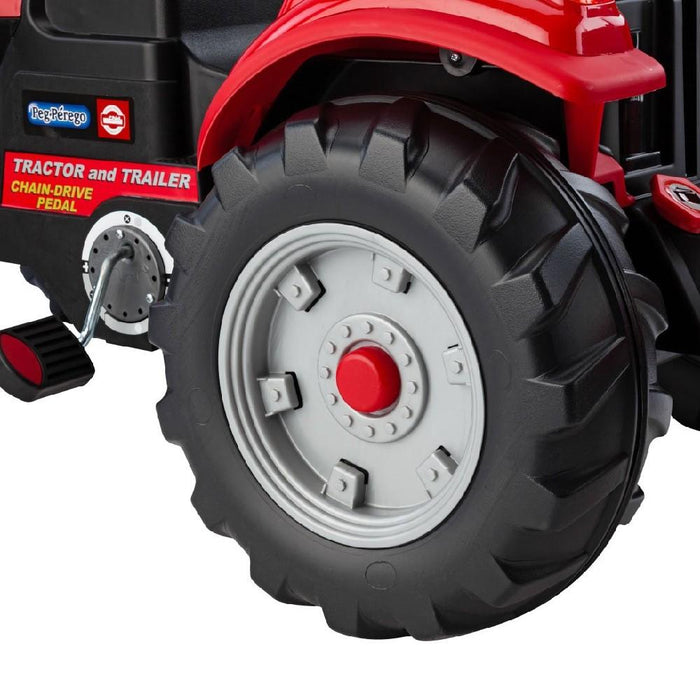 Case Case Pedal Powered Red Tractor and Trailer Set IGCD0554 (44062)