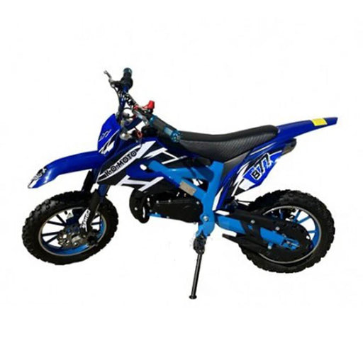 MJM MJM 49cc Petrol Powered 2-Stroke Kids Dirt Bike - Blue MJM-49DB-BLU