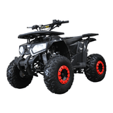 Motoworks 150cc Petrol Powered 4-Stroke Raider Kids Quad Bike - Black