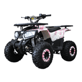 Motoworks 150cc Petrol Powered 4-Stroke Raider Kids Quad Bike - Pink