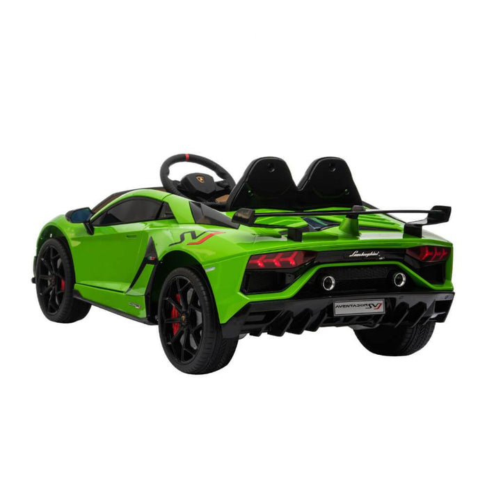 Kids Car Sales Lamborghini Aventador SVJ 12v Kids Ride-On Car w/ Remote - Green HL328-GRE