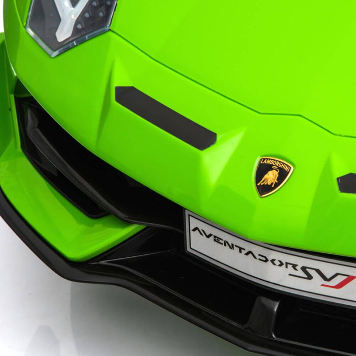 Kids Car Sales Lamborghini Aventador SVJ 12v Kids Ride-On Car w/ Remote - Green HL328-GRE