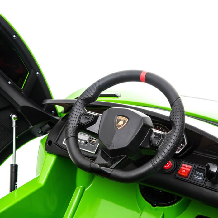 Kids Car Sales Lamborghini Aventador SVJ 12v Kids Ride-On Car w/ Remote - Green HL328-GRE