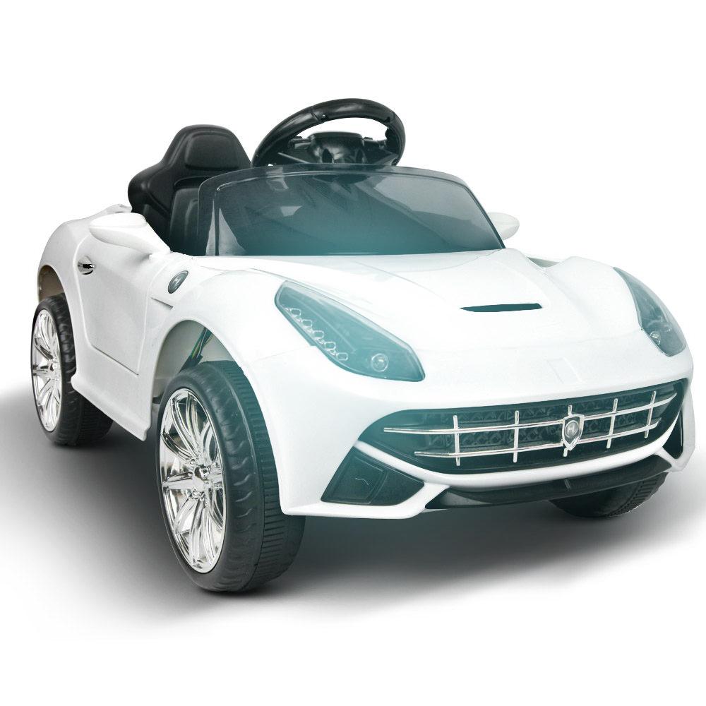 Unbranded Ferrari F12 Inspired White 6v Ride-On Kids Car RCAR-F12-WH