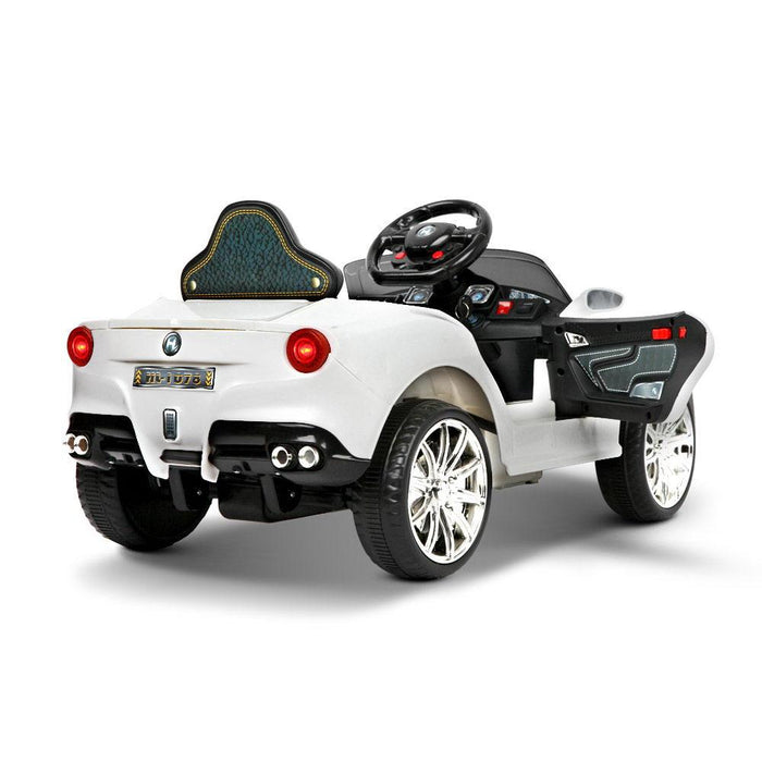 Unbranded Ferrari F12 Inspired White 6v Ride-On Kids Car RCAR-F12-WH