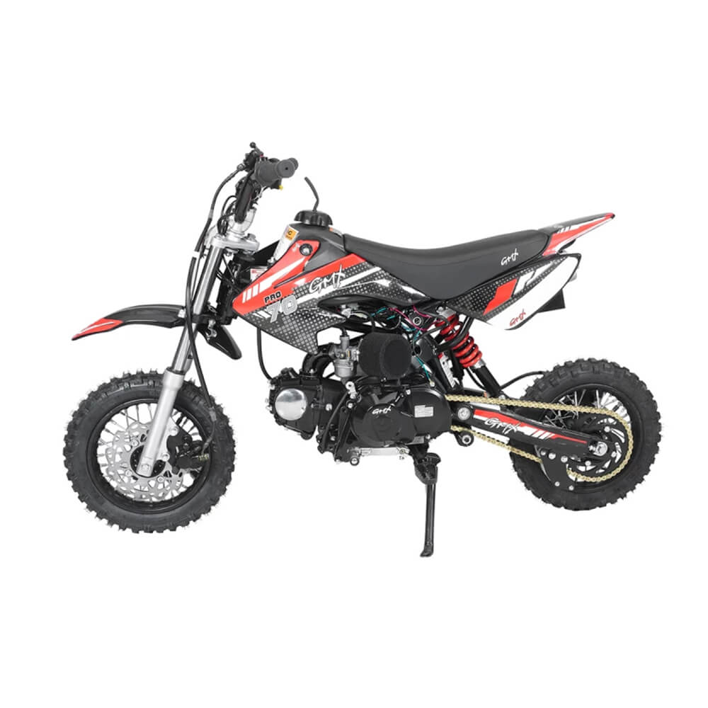 GMX 70cc 4 Stroke Semi Auto Pro Kids Dirt Bike Black Kids Car Sales