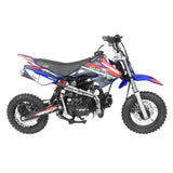 Products GMX 70cc 4-Stroke Semi-Auto Pro Kids Dirt Bike - Blue - KIDS CAR SALES