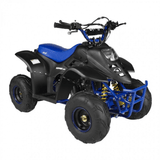 GMX GMX 70cc Ripper-X Junior Petrol Powered Kids Quad Bike - Black / Blue GE-YB70X-BLKBLU