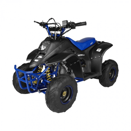 GMX GMX 70cc Ripper-X Junior Petrol Powered Kids Quad Bike - Black / Blue GE-YB70X-BLKBLU