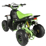 GMX GMX 70cc Ripper-X Junior Petrol Pwered Kids Quad Bike - Black / Green GE-YB70X-BLKGRN