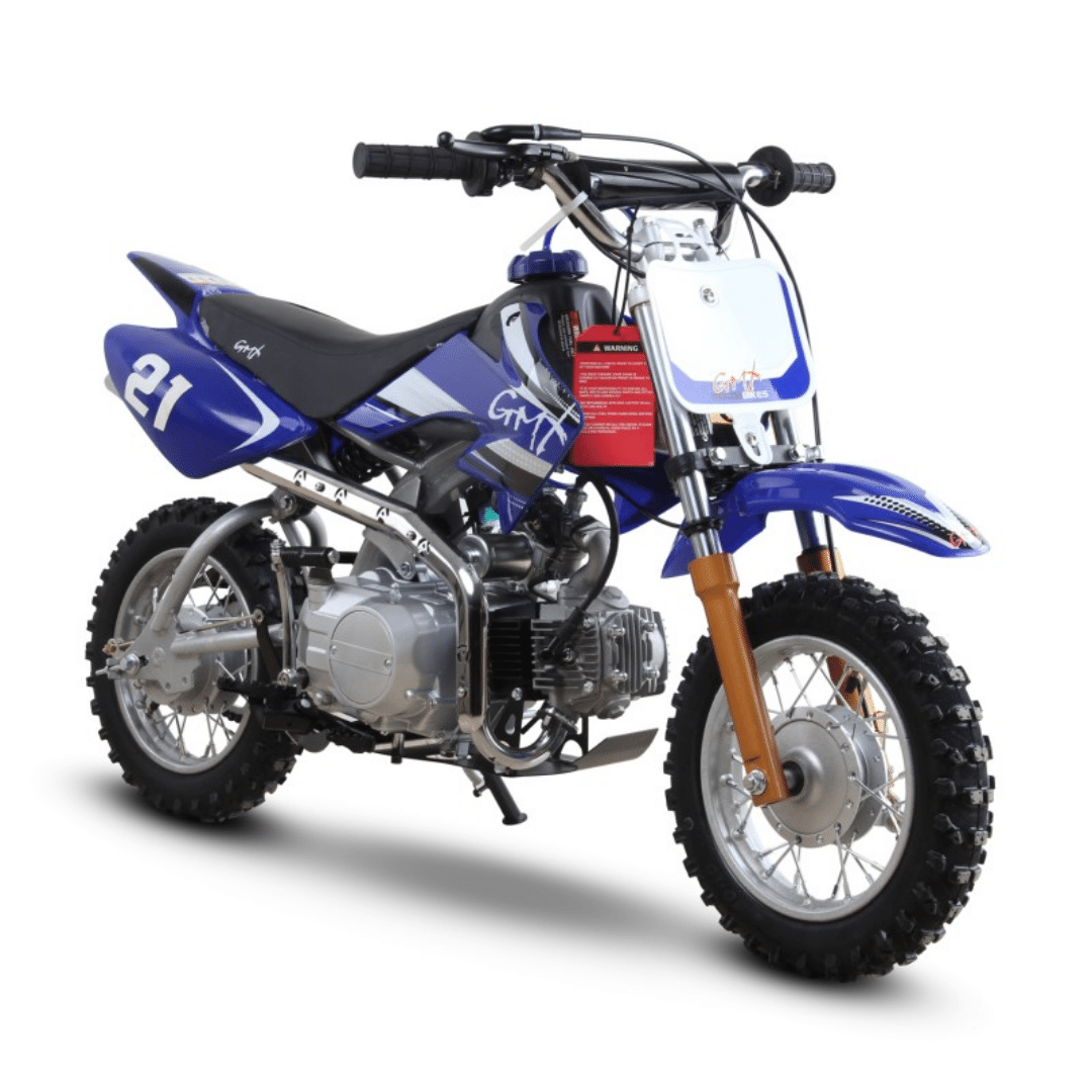 GMX GMX 50cc Moto50 4-Stroke Petrol Powered Kids Dirt Bike - Blue GMXUB50BLU