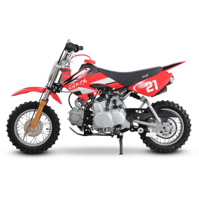 GMX GMX 50cc Moto50 4-Stroke Petrol Powered Kids Dirt Bike - Red GMXUB50RED