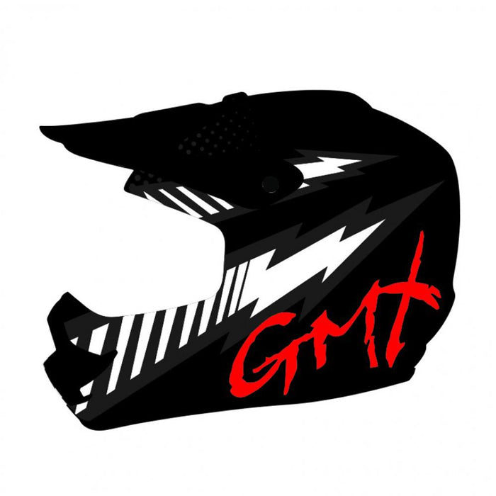 GMX GMX Motorcross Junior Kids Safety Helmet - Black