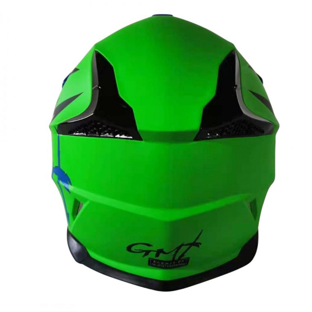 GMX GMX Motorcross Junior Kids Safety Helmet - Green