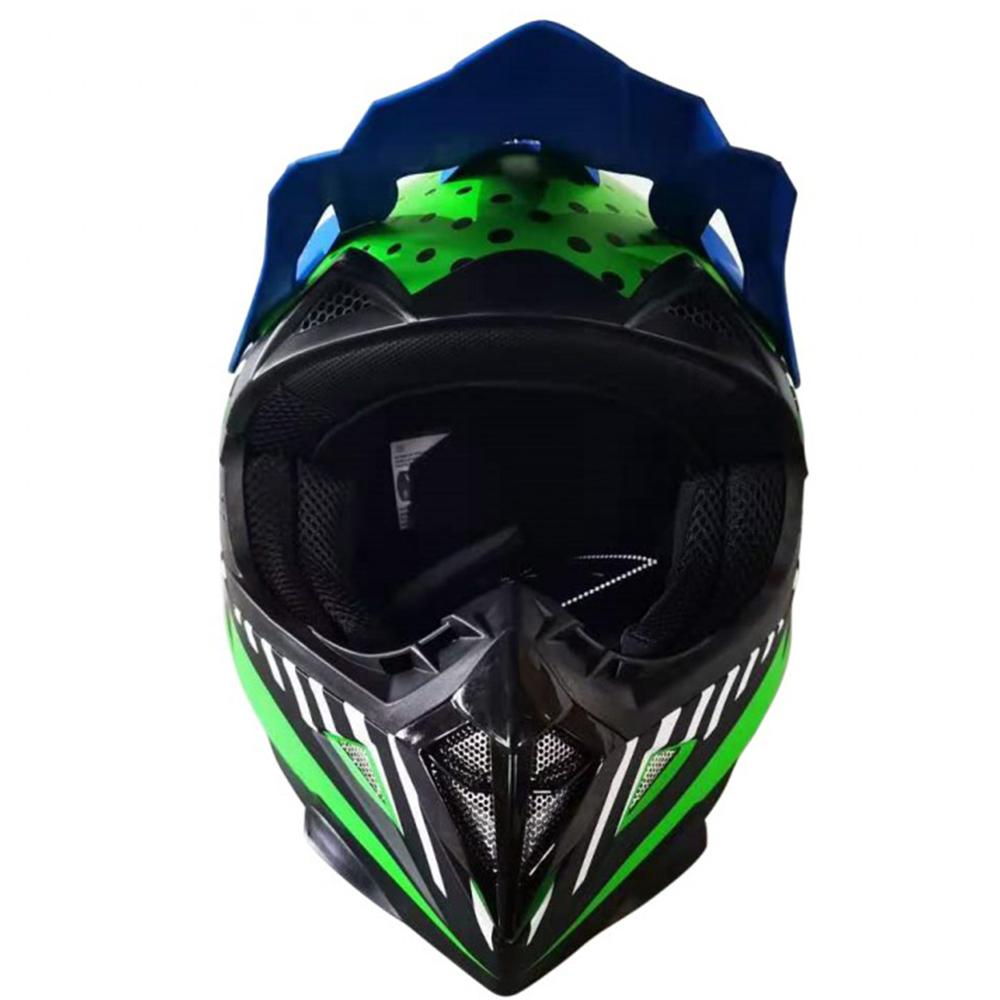 GMX GMX Motorcross Junior Kids Safety Helmet - Green