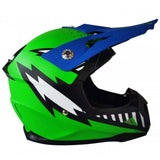 GMX GMX Motorcross Junior Kids Safety Helmet - Green