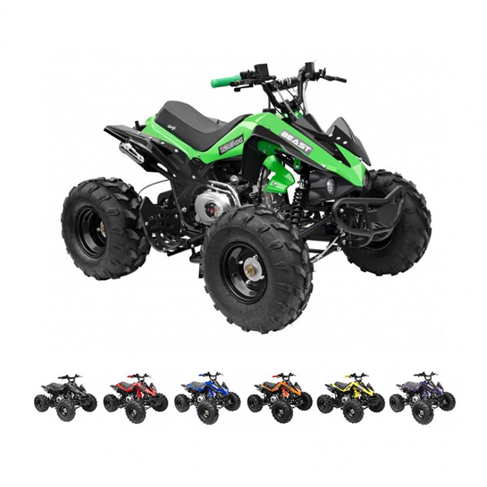 GMX GMX The Beast 125cc Petrol-Powered 4-Stroke Sports Quad Bike - Orange GE-YX125-ORG