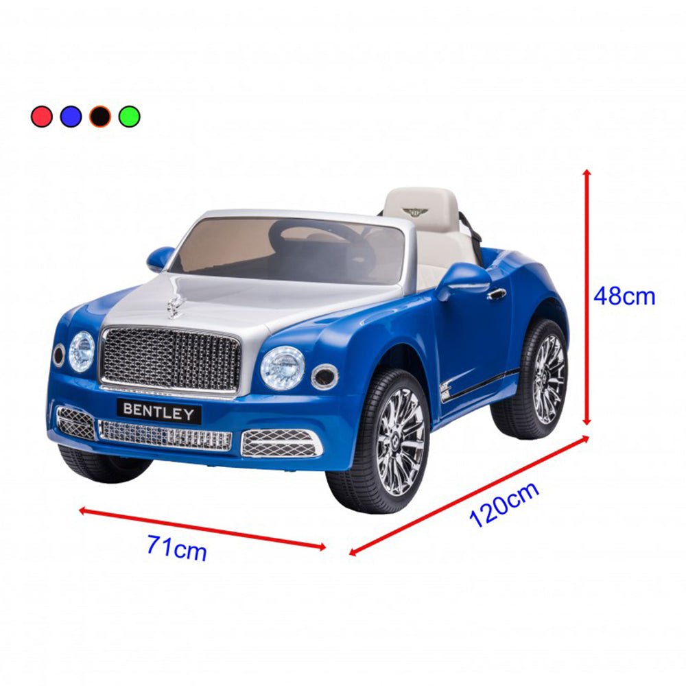 Go Skitz Go Skitz Bentley Mulsanne 12V Kids Electric Ride On - Green GS-8010278R-GRN