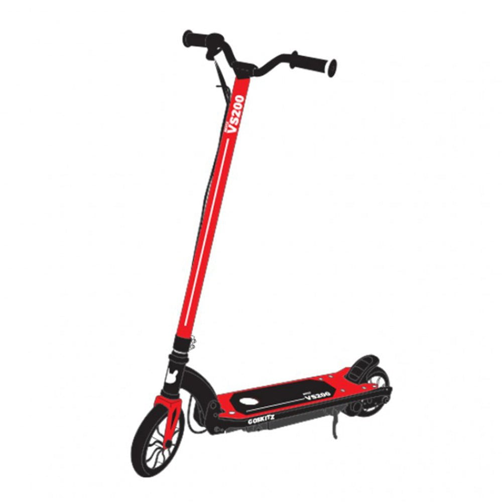 Go Skitz Go Skitz VS200 12v Foldable Kids Electric Scooters - Red GSVS200FRED